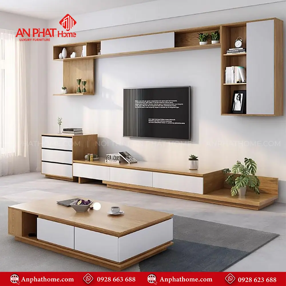 Mẫu Tủ Kệ Tivi Phong Cách Châu Âu T-5364 10 Mẫu Tủ Kệ Tivi Phong Cách Châu Âu T-5364