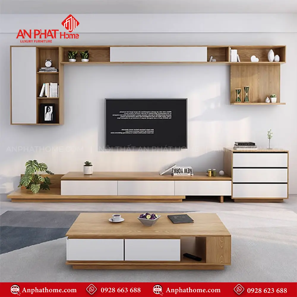 Mẫu Tủ Kệ Tivi Phong Cách Châu Âu T-5364 9 Mẫu Tủ Kệ Tivi Phong Cách Châu Âu T-5364
