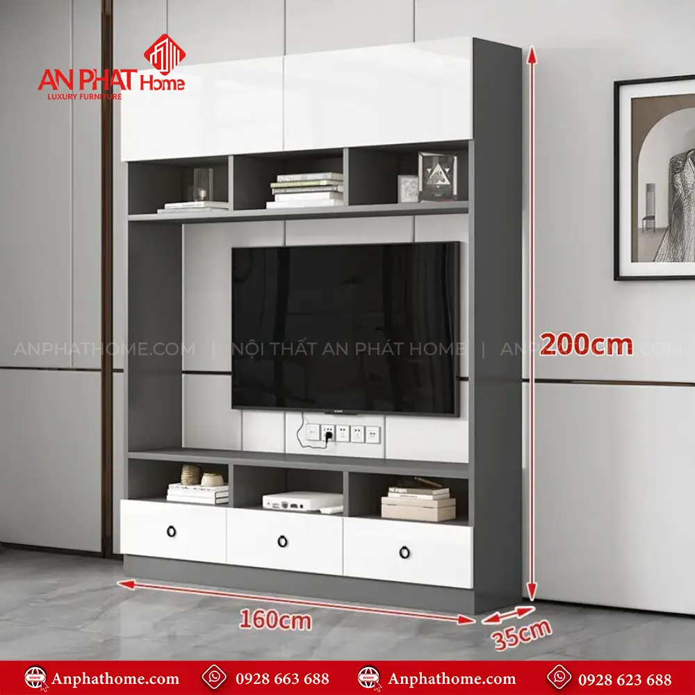 Mẫu Tủ Kệ Tivi Phòng Khách T-5410 29 Mẫu Tủ Kệ Tivi Phòng Khách T-5410