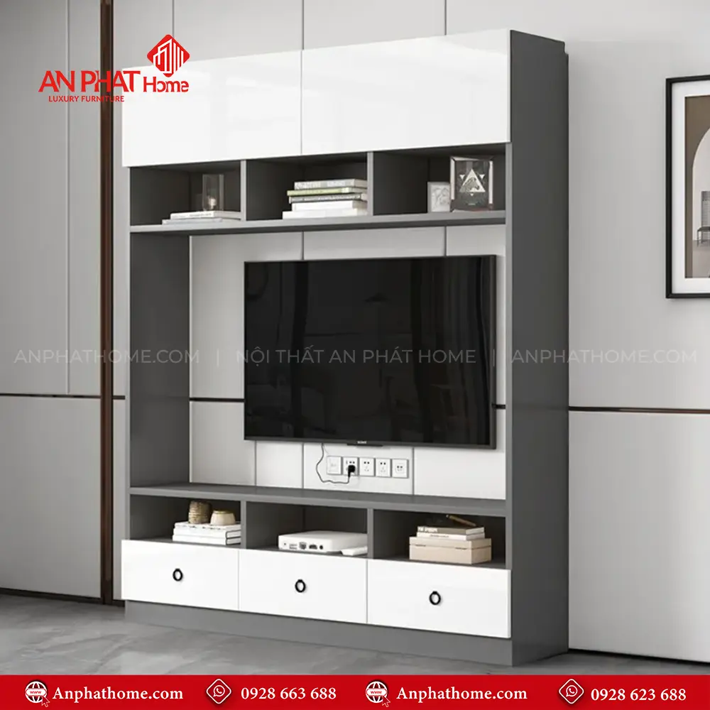 Mẫu Tủ Kệ Tivi Phòng Khách T-5410 28 Mẫu Tủ Kệ Tivi Phòng Khách T-5410