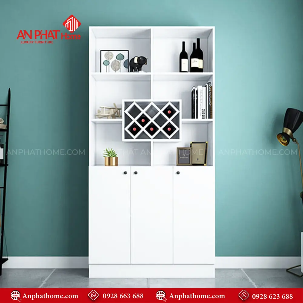 Mẫu Tủ Rượu Gia Đình Gỗ MDF T-5329 12 Mẫu Tủ Rượu Gia Đình Gỗ MDF T-5329