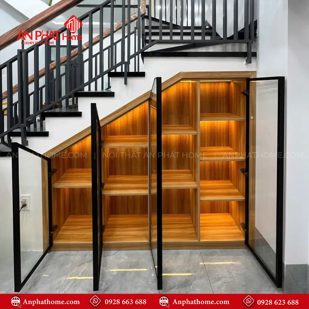 Tủ Cầu Thang Đa Năng T-5362 8 Tủ Cầu Thang Đa Năng T-5362