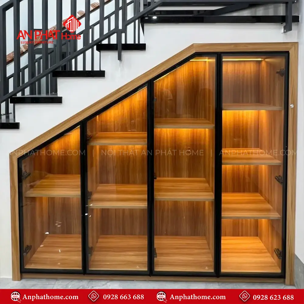 Tủ Cầu Thang Đa Năng T-5362 7 Tủ Cầu Thang Đa Năng T-5362