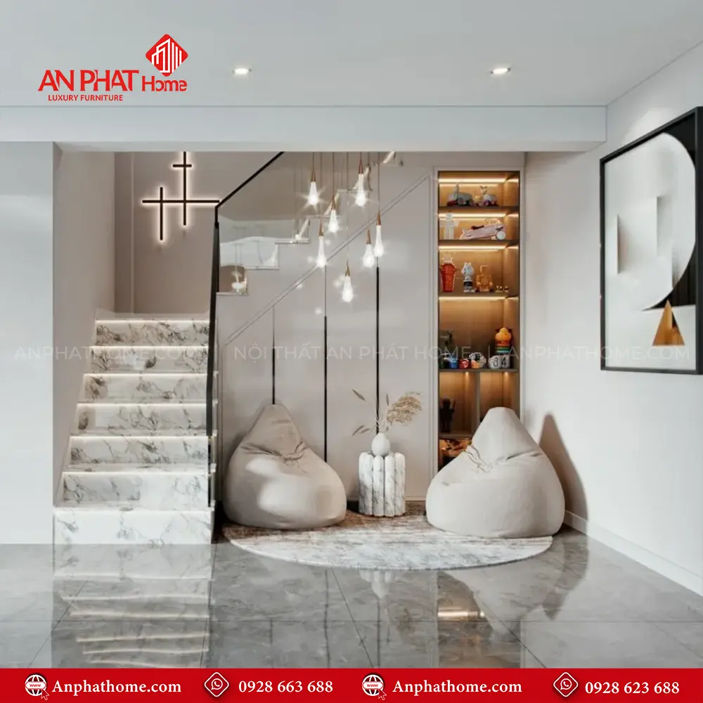 Tủ Cầu Thang Hiện Đại T-5356 12 Tủ Cầu Thang Hiện Đại T-5356