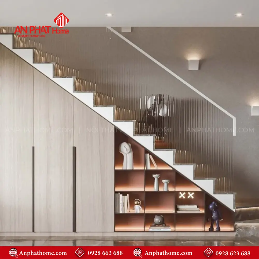 Tủ Cầu Thang Hiện Đại T-5356 11 Tủ Cầu Thang Hiện Đại T-5356