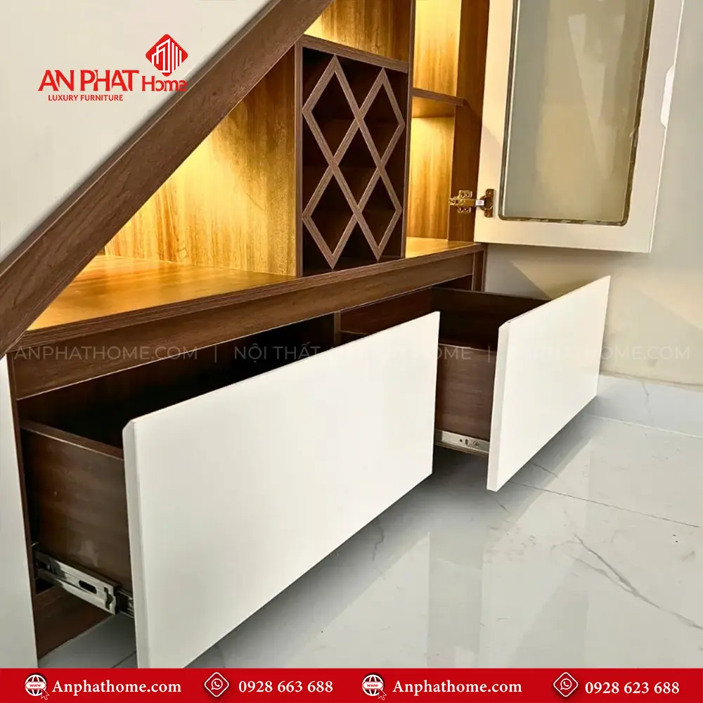 Tủ Cầu Thang Hiện Đại T-5359 12 Tủ Cầu Thang Hiện Đại T-5359