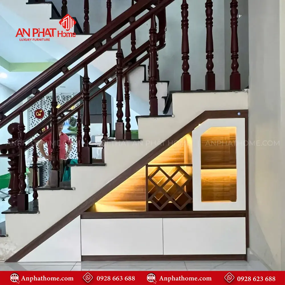 Tủ Cầu Thang Hiện Đại T-5359 10 Tủ Cầu Thang Hiện Đại T-5359