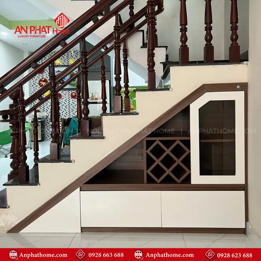 Tủ Cầu Thang Hiện Đại T-5359 9 Tủ Cầu Thang Hiện Đại T-5359