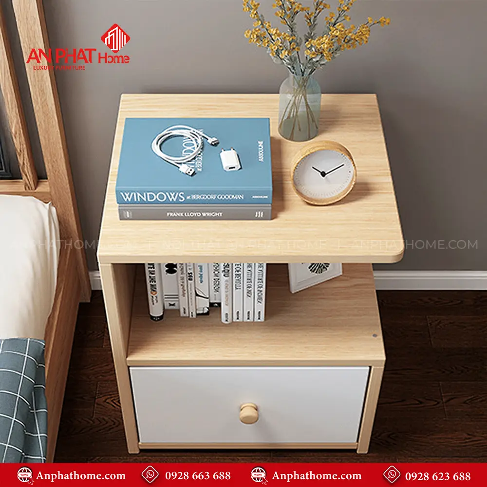 Tủ Đầu Giường Gỗ MDF T-5430 6 Tủ Đầu Giường Gỗ MDF T-5430