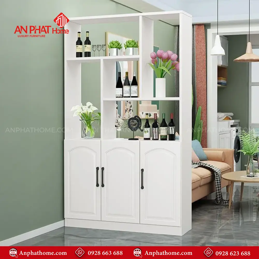 Tủ Kệ Ngăn Phòng Gỗ Công Nghiệp Hiện Đại T-5306 7 Tủ Kệ Ngăn Phòng Gỗ Công Nghiệp Hiện Đại T-5306