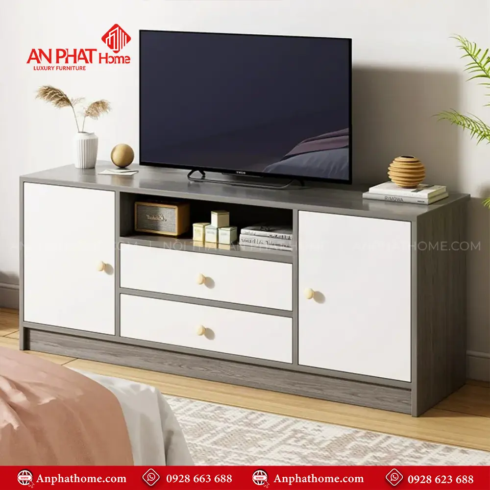 Tủ Kệ Tivi Gỗ Công Nghiệp Giá Rẻ T-5405 19 Tủ Kệ Tivi Gỗ Công Nghiệp Giá Rẻ T-5405