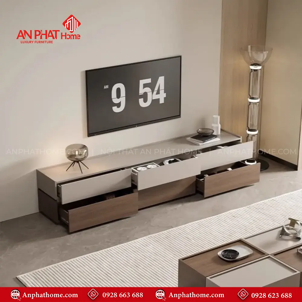 Tủ Kệ Tivi Phòng Khách Gỗ Công Ngiệp T-5412 13 Tủ Kệ Tivi Phòng Khách Gỗ Công Ngiệp T-5412