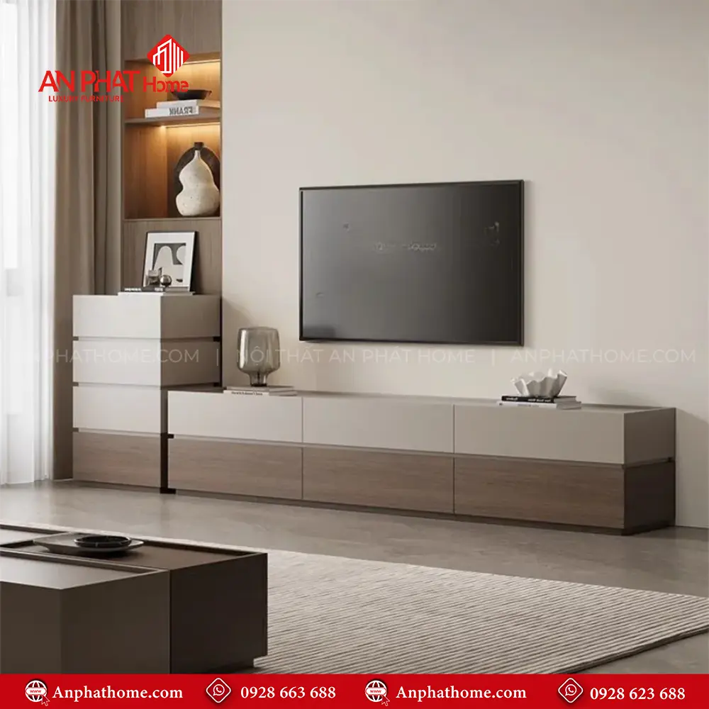 Tủ Kệ Tivi Phòng Khách Gỗ Công Ngiệp T-5412 11 Tủ Kệ Tivi Phòng Khách Gỗ Công Ngiệp T-5412