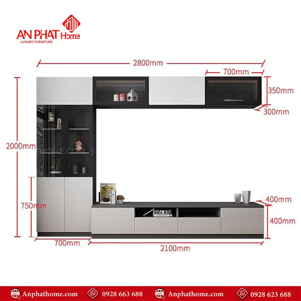 Tủ Kệ Tivi Thiết Kế Đẹp T-5368 18 Tủ Kệ Tivi Thiết Kế Đẹp T-5368