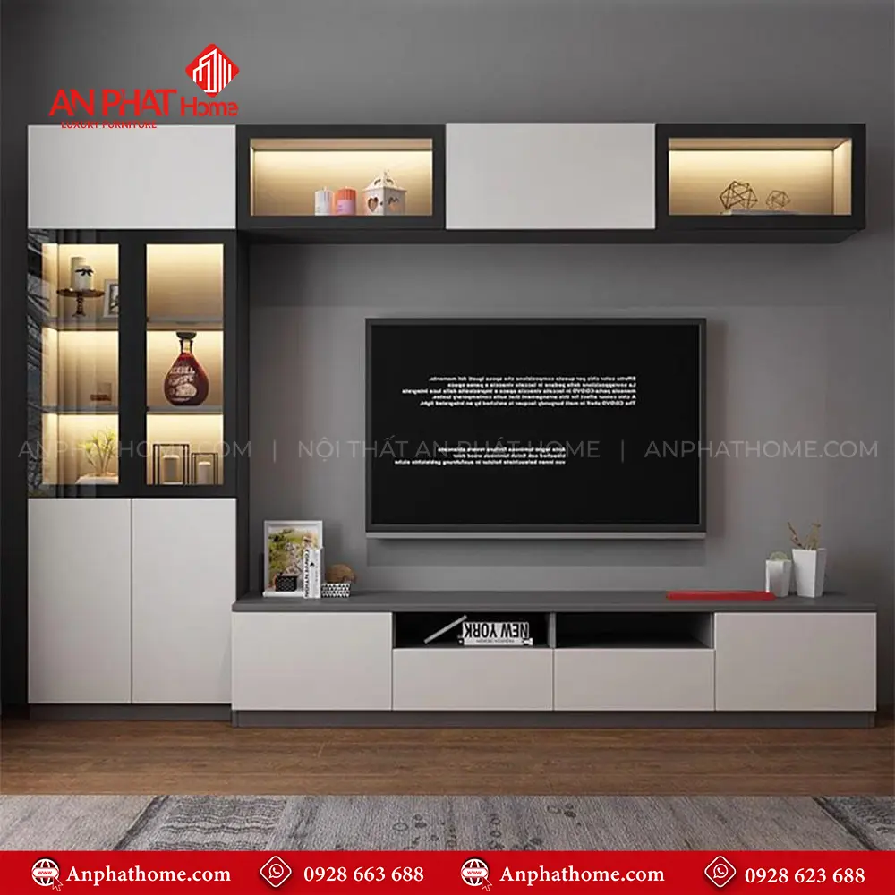 Tủ Kệ Tivi Thiết Kế Đẹp T-5368 16 Tủ Kệ Tivi Thiết Kế Đẹp T-5368