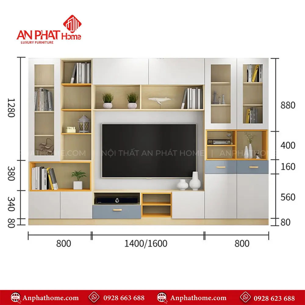 Tủ Kệ Tivi Thiết Kế Hiện Đại T-5365