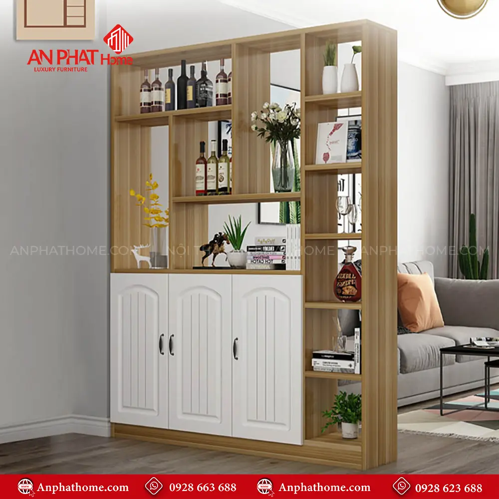 Tủ Kệ Trang Trí Ngăn Phòng T-5305 7 Tủ Kệ Trang Trí Ngăn Phòng T-5305
