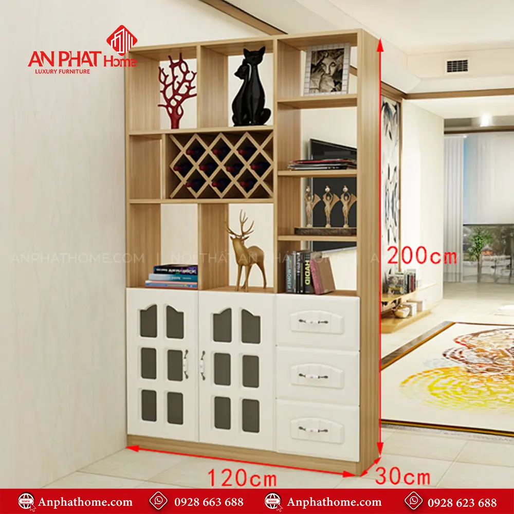 Tủ Ngăn Phòng Khách Đa Năng T-5301 13 Tủ Ngăn Phòng Khách Đa Năng T-5301