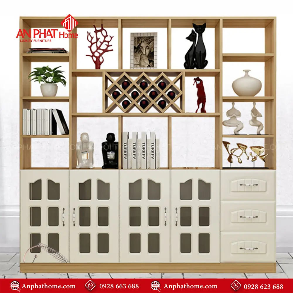 Tủ Ngăn Phòng Khách Đa Năng T-5301 12 Tủ Ngăn Phòng Khách Đa Năng T-5301