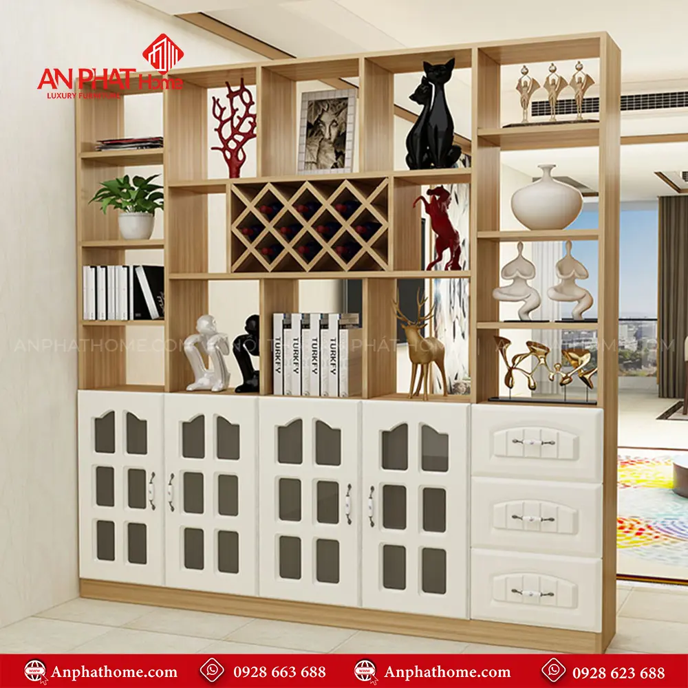 Tủ Ngăn Phòng Khách Đa Năng T-5301 11 Tủ Ngăn Phòng Khách Đa Năng T-5301