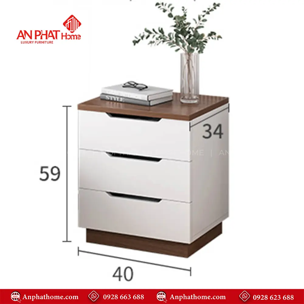 Tủ Nhỏ Đầu Giường Để Đồ Hiện Đại T-5421 12 Tủ Nhỏ Đầu Giường Để Đồ Hiện Đại T-5421
