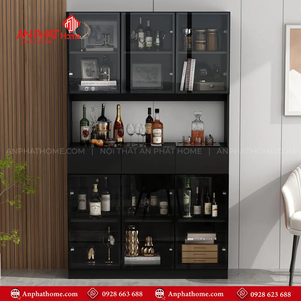 Tủ Rượu Cánh Kính Cường Lực T-5337 8 Tủ Rượu Cánh Kính Cường Lực T-5337