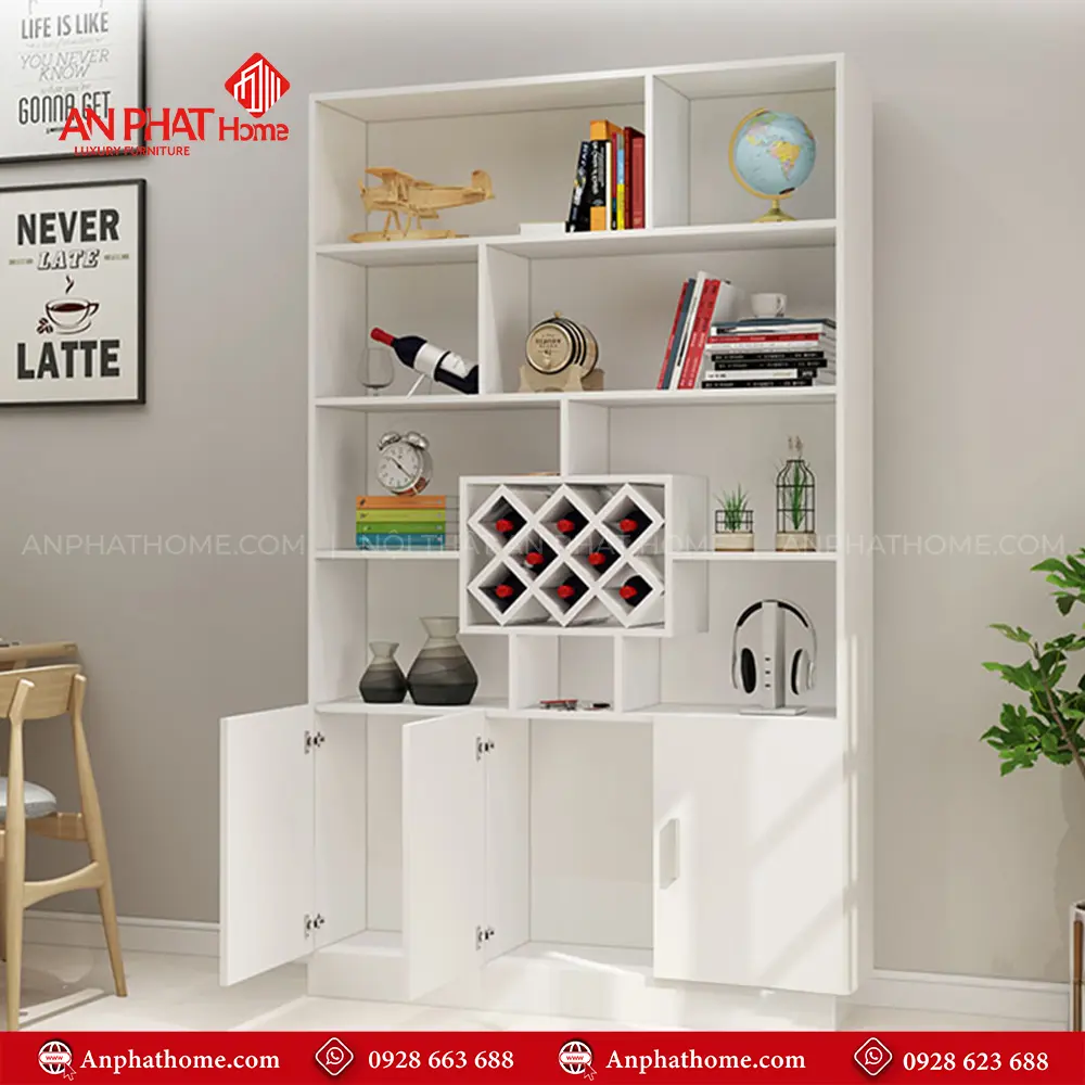 Tủ Rượu Đẹp Gỗ Công Nghiệp Cao Cấp T-5326 11 Tủ Rượu Đẹp Gỗ Công Nghiệp Cao Cấp T-5326