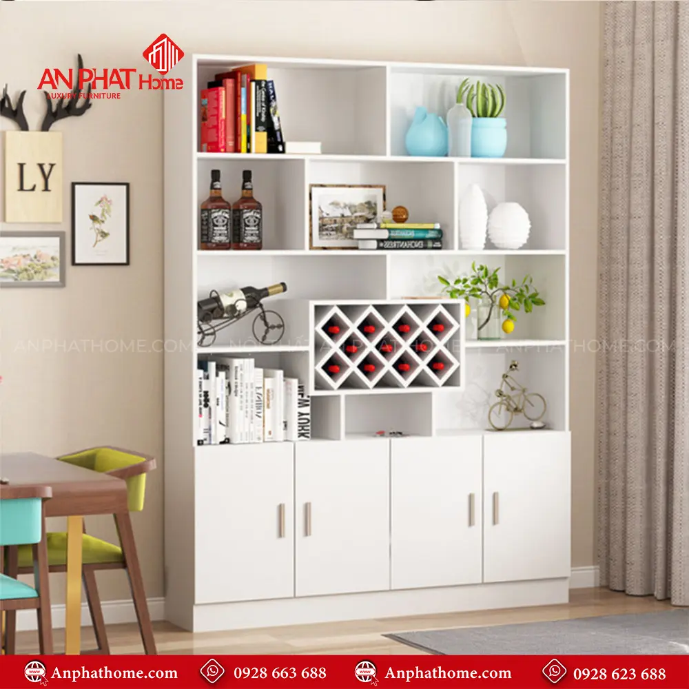 Tủ Rượu Đẹp Gỗ Công Nghiệp Cao Cấp T-5326 9 Tủ Rượu Đẹp Gỗ Công Nghiệp Cao Cấp T-5326