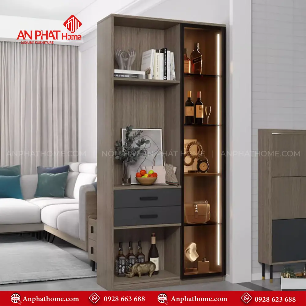 Tủ Rượu Đẹp Thiết Kế Hiện Đại T-5333 17 Tủ Rượu Đẹp Thiết Kế Hiện Đại T-5333