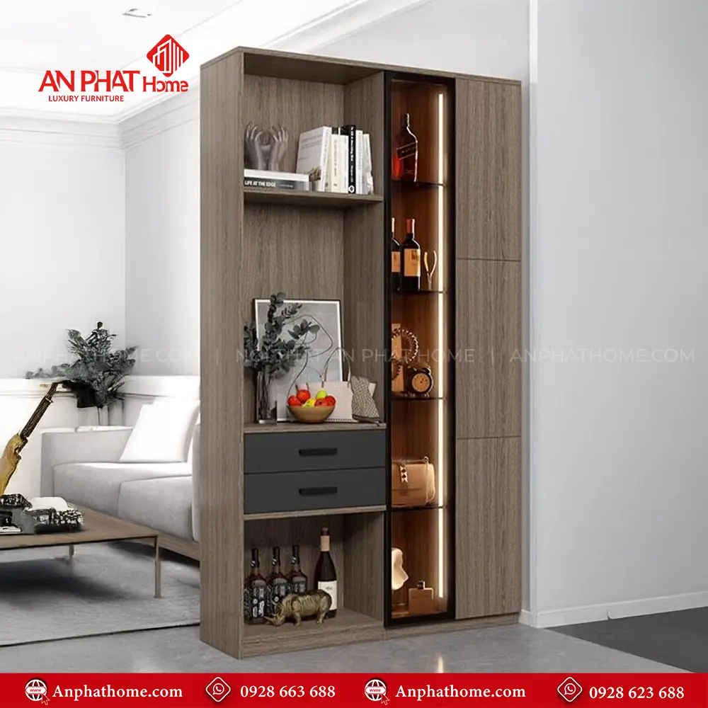 Tủ Rượu Đẹp Thiết Kế Hiện Đại T-5333 14 Tủ Rượu Đẹp Thiết Kế Hiện Đại T-5333