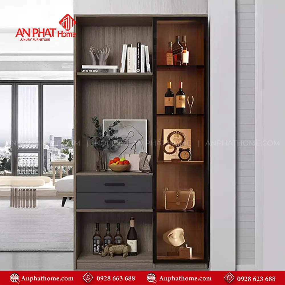 Tủ Rượu Đẹp Thiết Kế Hiện Đại T-5333 16 Tủ Rượu Đẹp Thiết Kế Hiện Đại T-5333