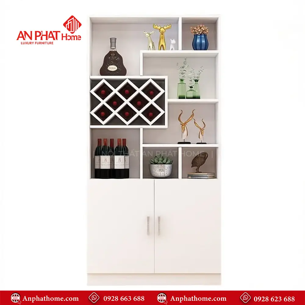 Tủ Rượu Gỗ Công Nghiệp Cao Cấp T-5347 12 Tủ Rượu Gỗ Công Nghiệp Cao Cấp T-5347