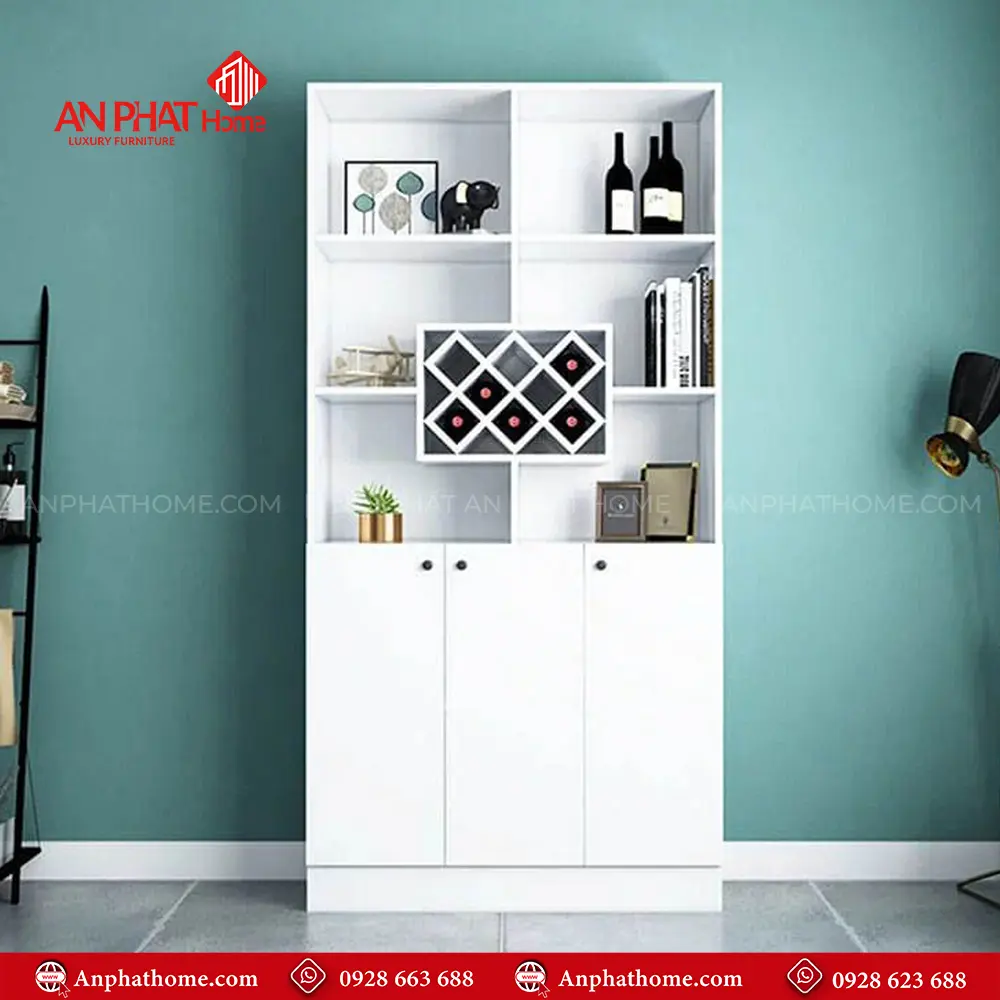 Tủ Rượu Gỗ MDF Hiện Đại T-5334 12 Tủ Rượu Gỗ MDF Hiện Đại T-5334