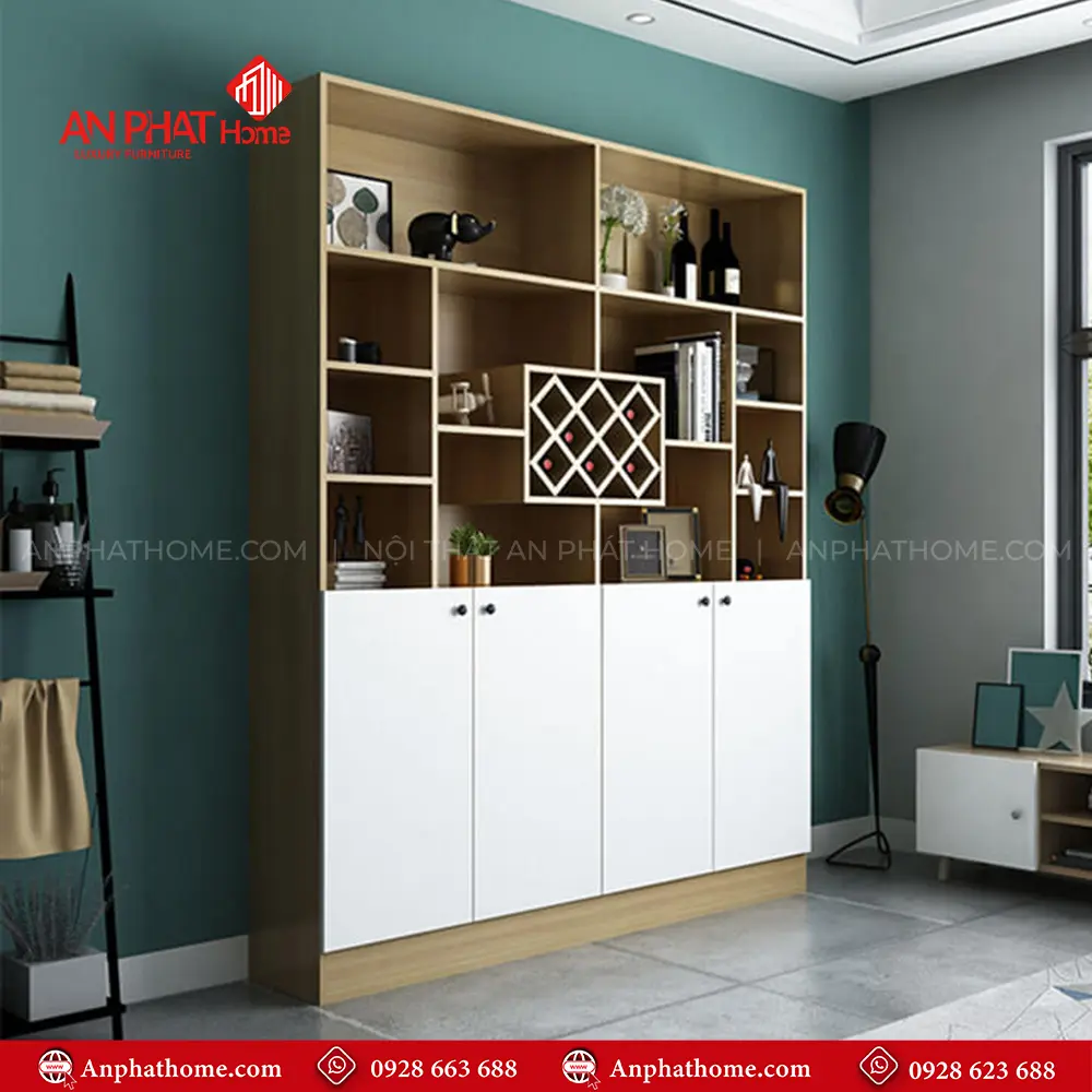 Tủ Rượu Hiện Đại Gỗ Công Ngiệp T-5328 15 Tủ Rượu Hiện Đại Gỗ Công Ngiệp T-5328