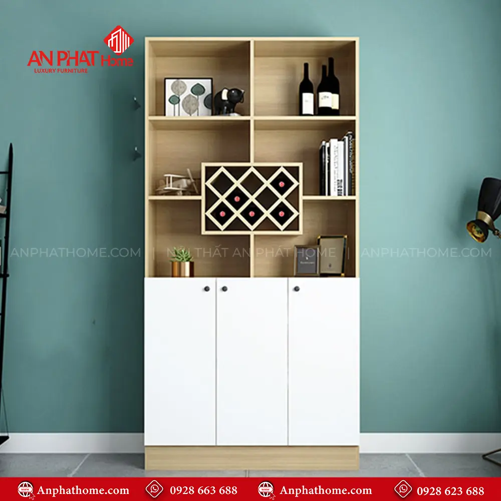 Tủ Rượu Hiện Đại Gỗ Công Ngiệp T-5328 17 Tủ Rượu Hiện Đại Gỗ Công Ngiệp T-5328