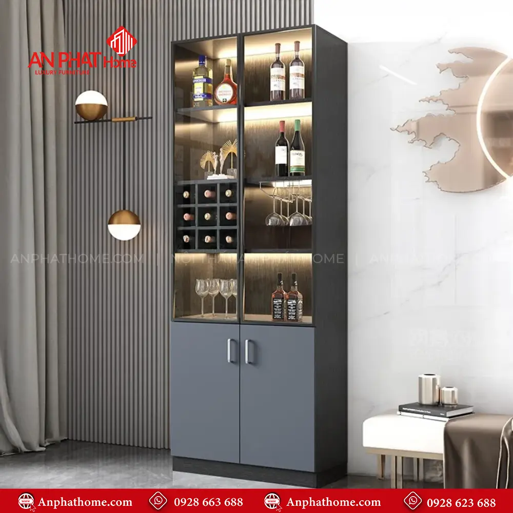 Tủ Rượu Phòng Khách Hiện Đại T-5354 5 Tủ Rượu Phòng Khách Hiện Đại T-5354