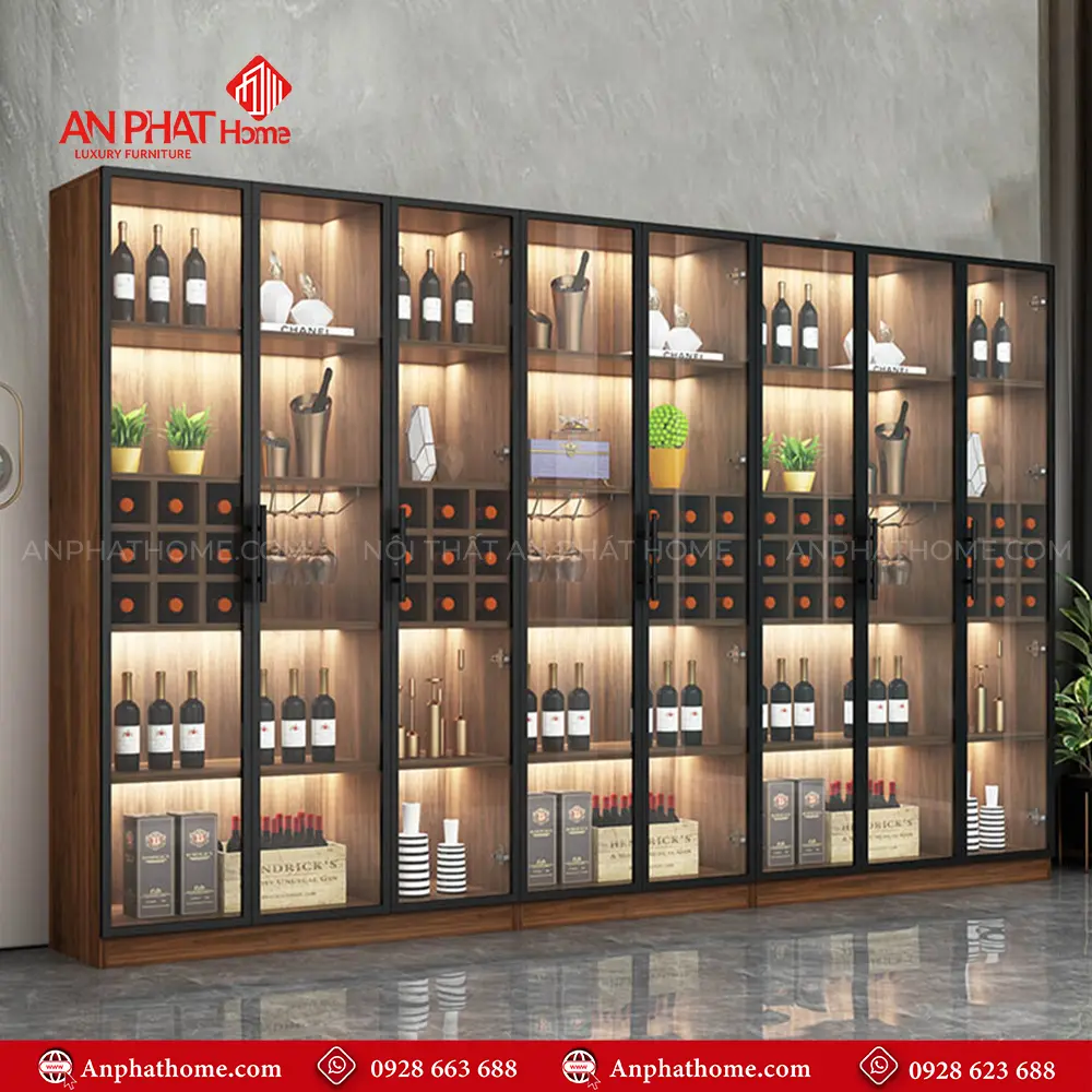 Tủ Rượu Phòng Khách Sang Trọng T-5319 17 Tủ Rượu Phòng Khách Sang Trọng T-5319