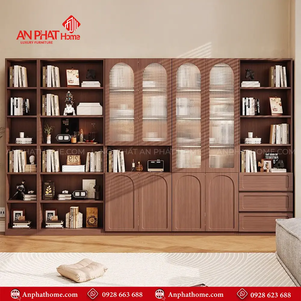 Tủ Sách Đẹp Thiết Kế Sang Trọng T-5446 10 Tủ Sách Đẹp Thiết Kế Sang Trọng T-5446