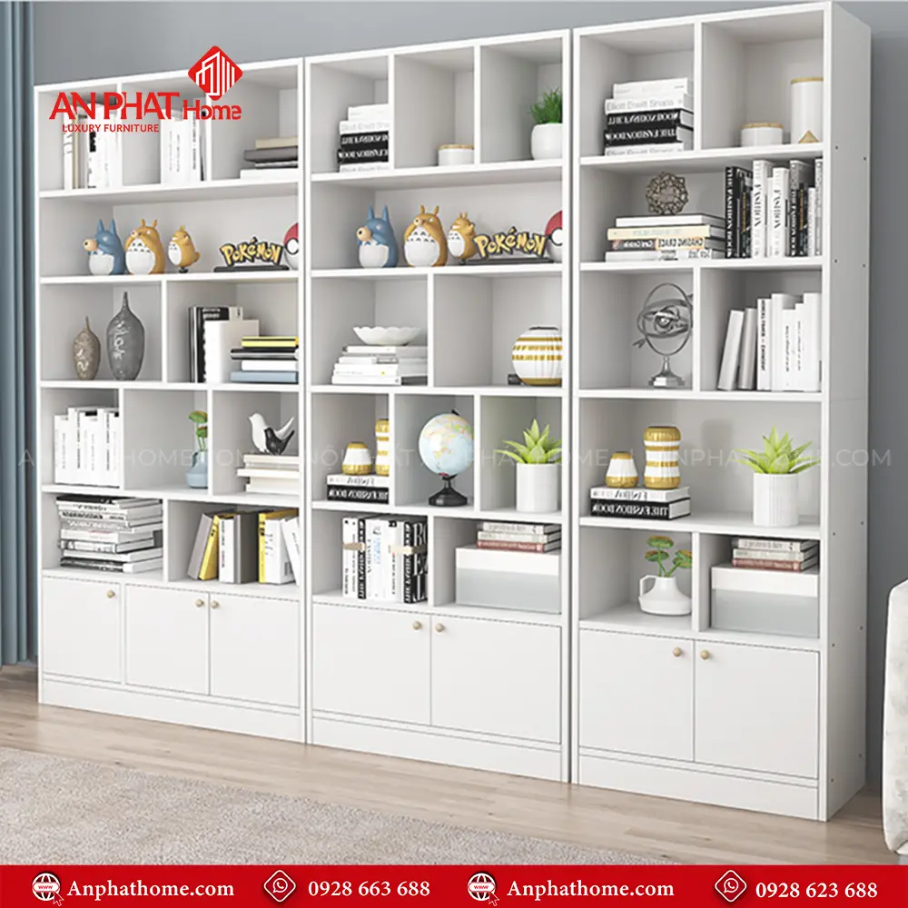 Tủ Sách Tài Đựng Tài Liệu Gỗ Công Nghiệp T-5457 15 Tủ Sách Tài Đựng Tài Liệu Gỗ Công Nghiệp T-5457