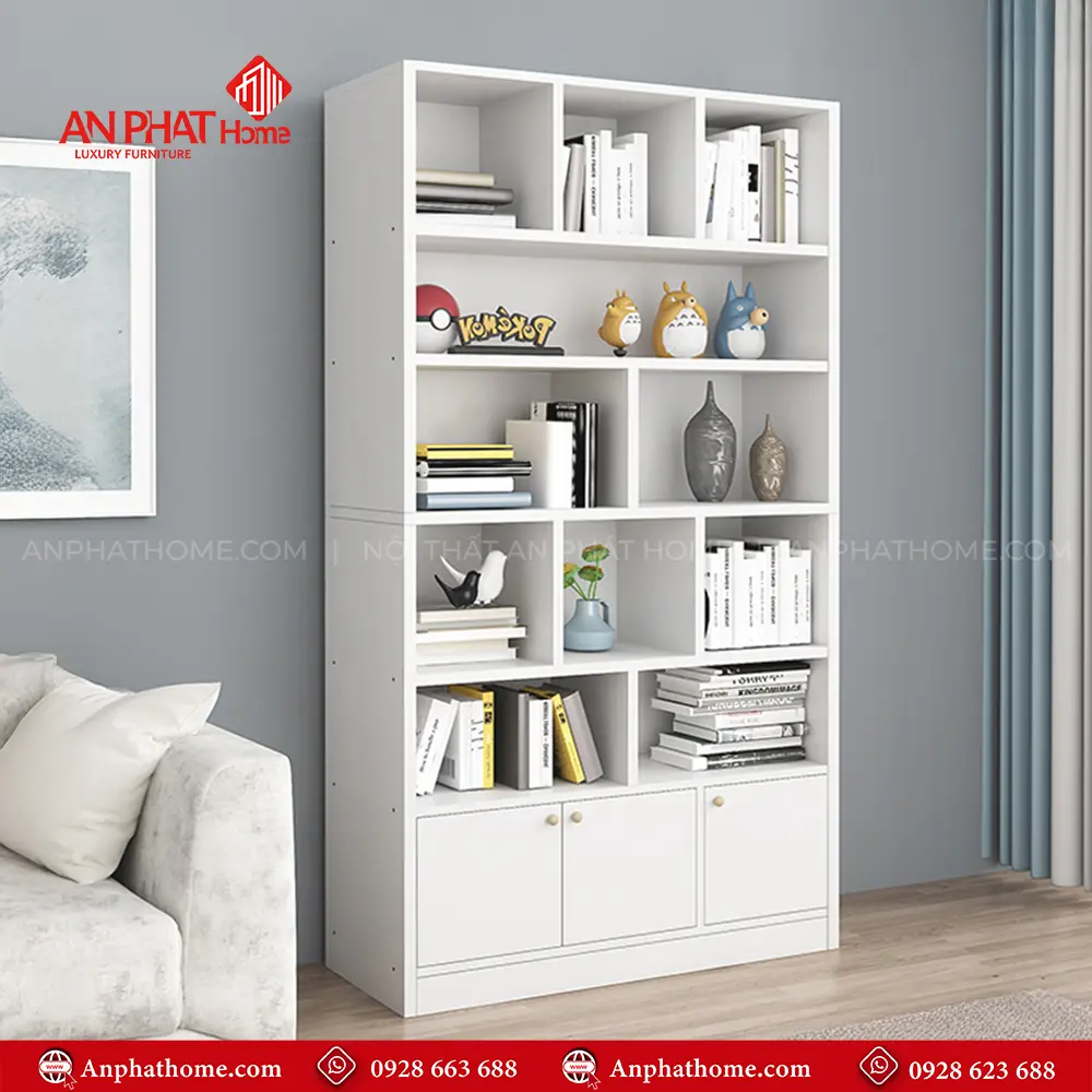 Tủ Sách Tài Đựng Tài Liệu Gỗ Công Nghiệp T-5457 13 Tủ Sách Tài Đựng Tài Liệu Gỗ Công Nghiệp T-5457