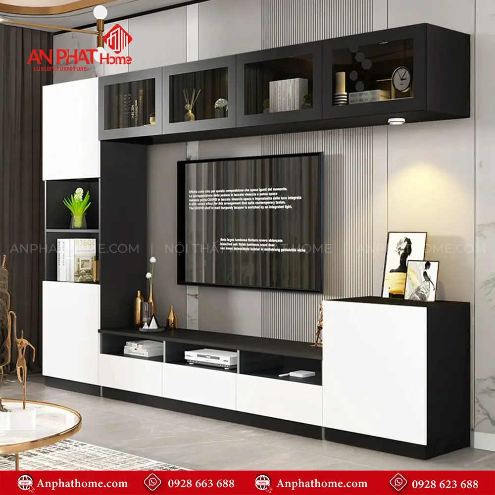 Tủ Tivi Đa Năng Thiết Kế Hiện Đại T-5375 8 Tủ Tivi Đa Năng Thiết Kế Hiện Đại T-5375