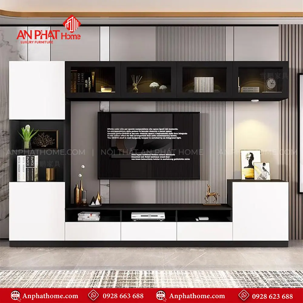 Tủ Tivi Đa Năng Thiết Kế Hiện Đại T-5375 7 Tủ Tivi Đa Năng Thiết Kế Hiện Đại T-5375