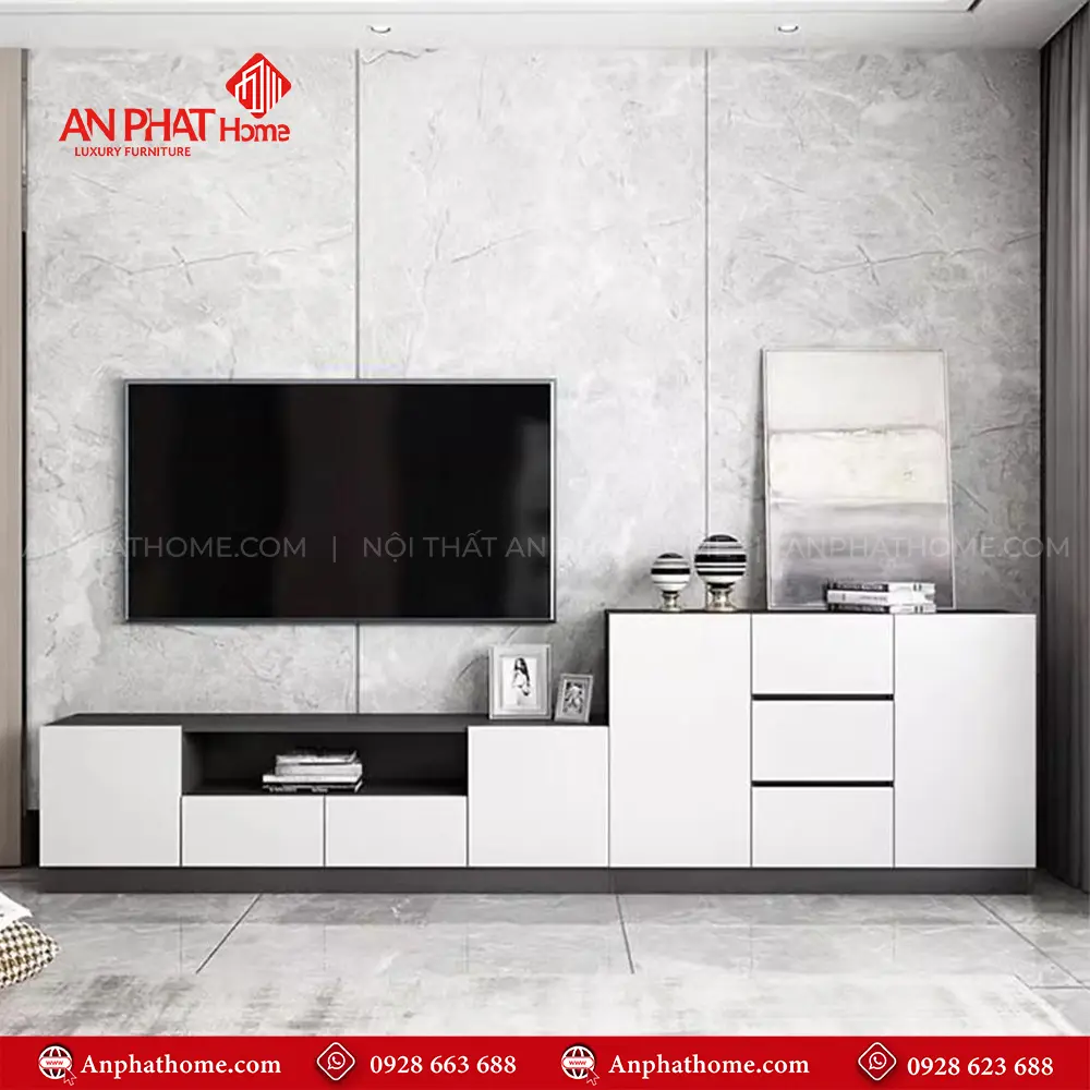 Tủ Tivi Phòng Khách Hiện Đại T-5377 14 Tủ Tivi Phòng Khách Hiện Đại T-5377