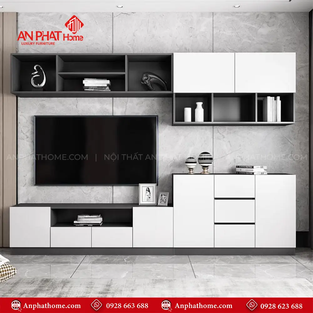 Tủ Tivi Phòng Khách Hiện Đại T-5377 13 Tủ Tivi Phòng Khách Hiện Đại T-5377