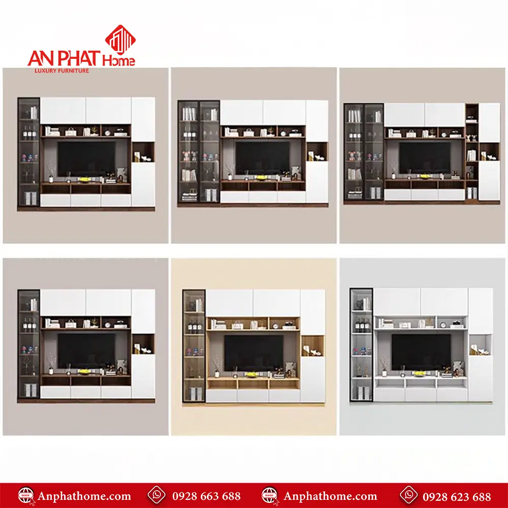 Tủ Tivi Phòng Khách Thiết Kế Sang Trọng T-5363