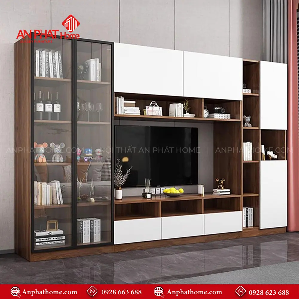 Tủ Tivi Phòng Khách Thiết Kế Sang Trọng T-5363