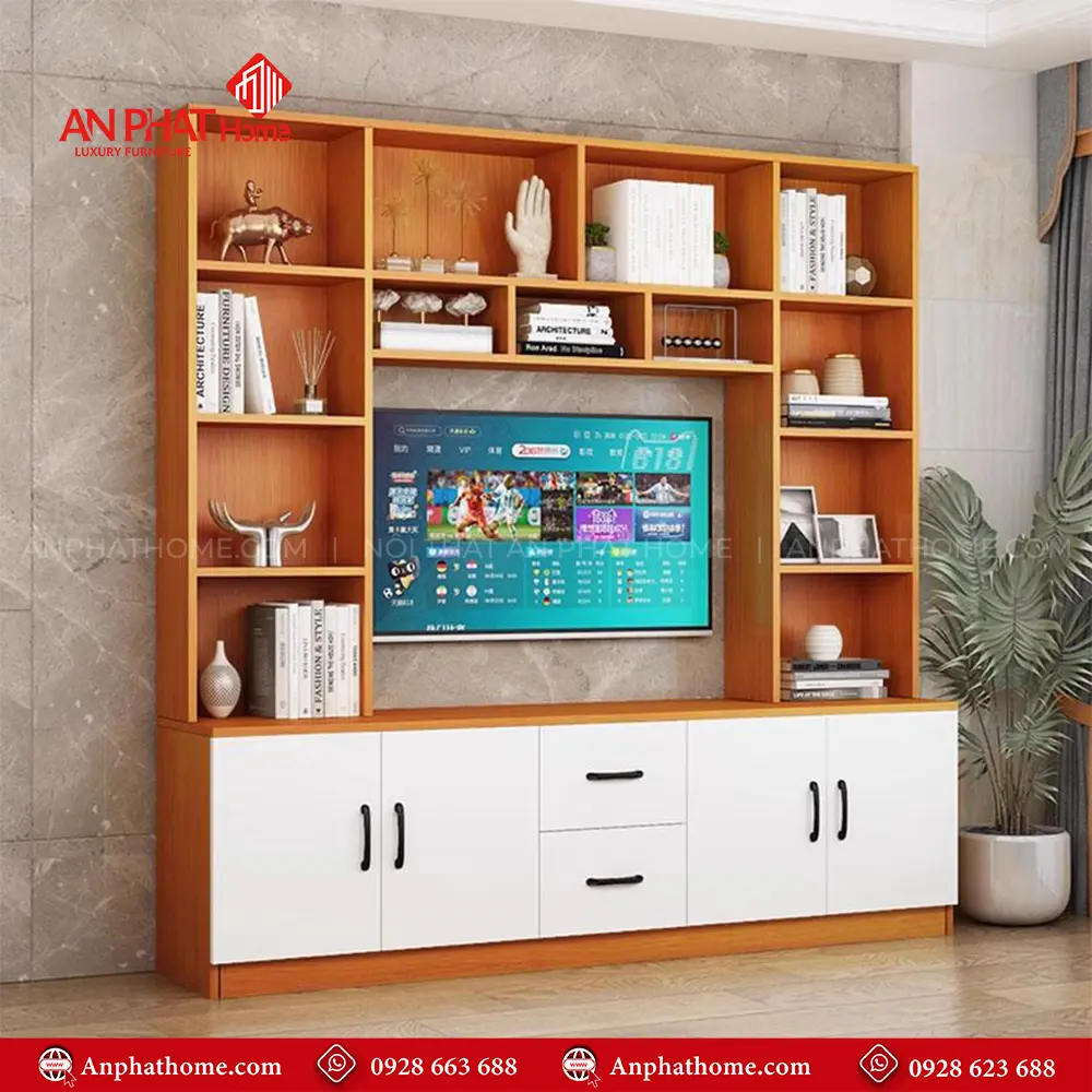 Tủ Tivi Thiết Kế Hiện Đại T-5373 13 Tủ Tivi Thiết Kế Hiện Đại T-5373