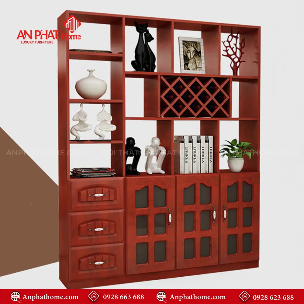 Tủ Vách Ngăn Phòng Hiện Đại T-5302 12 Tủ Vách Ngăn Phòng Hiện Đại T-5302