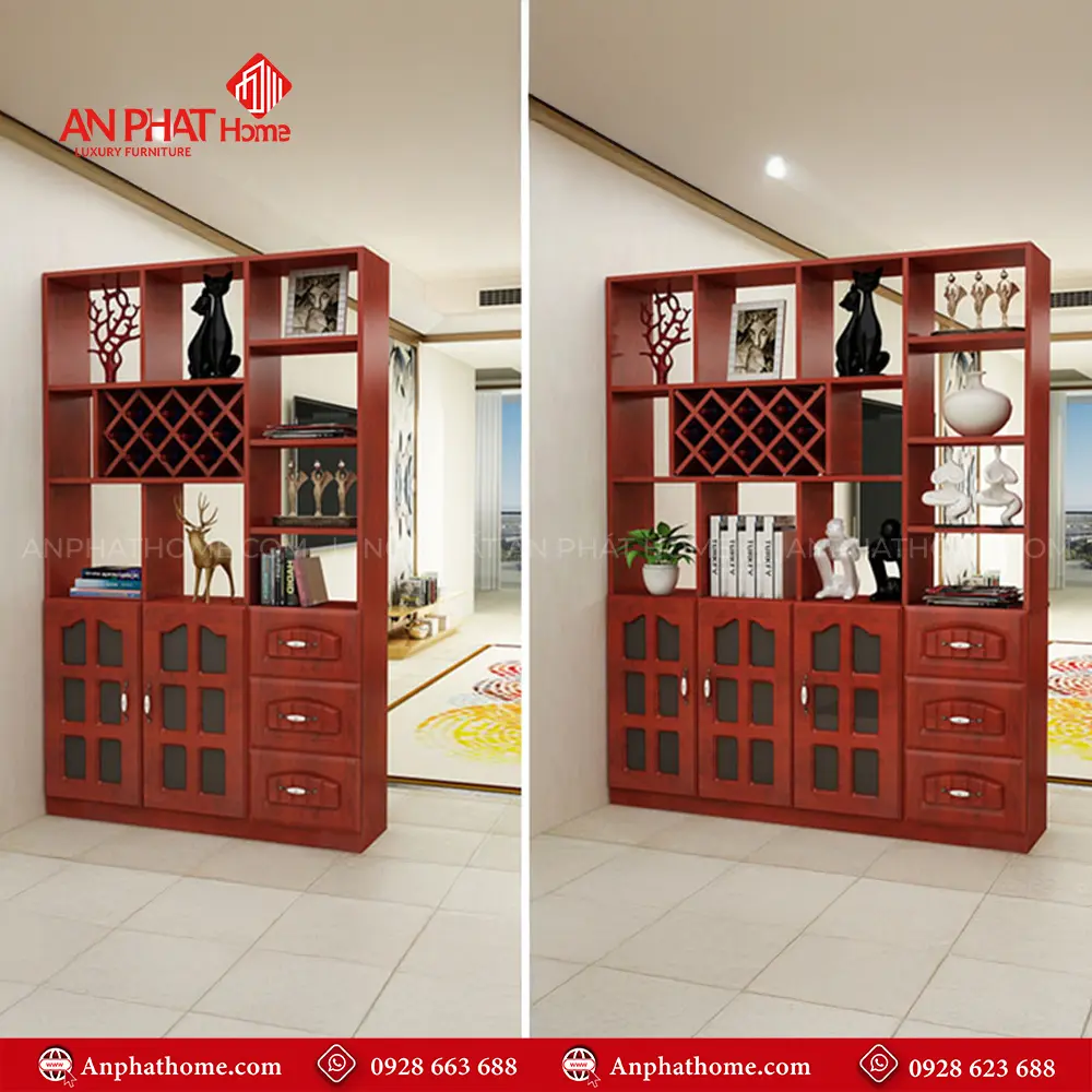 Tủ Vách Ngăn Phòng Hiện Đại T-5302 11 Tủ Vách Ngăn Phòng Hiện Đại T-5302