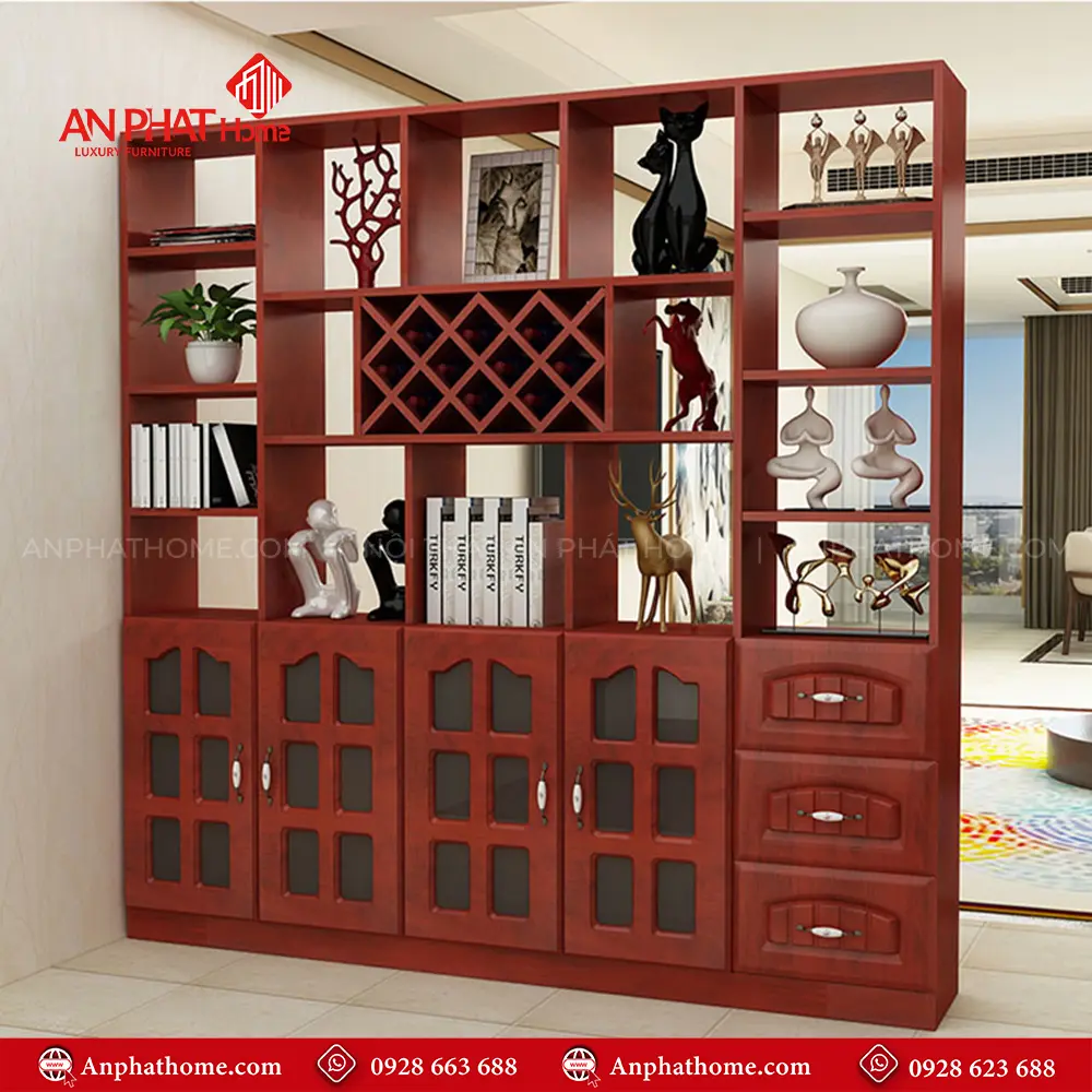 Tủ Vách Ngăn Phòng Hiện Đại T-5302 10 Tủ Vách Ngăn Phòng Hiện Đại T-5302